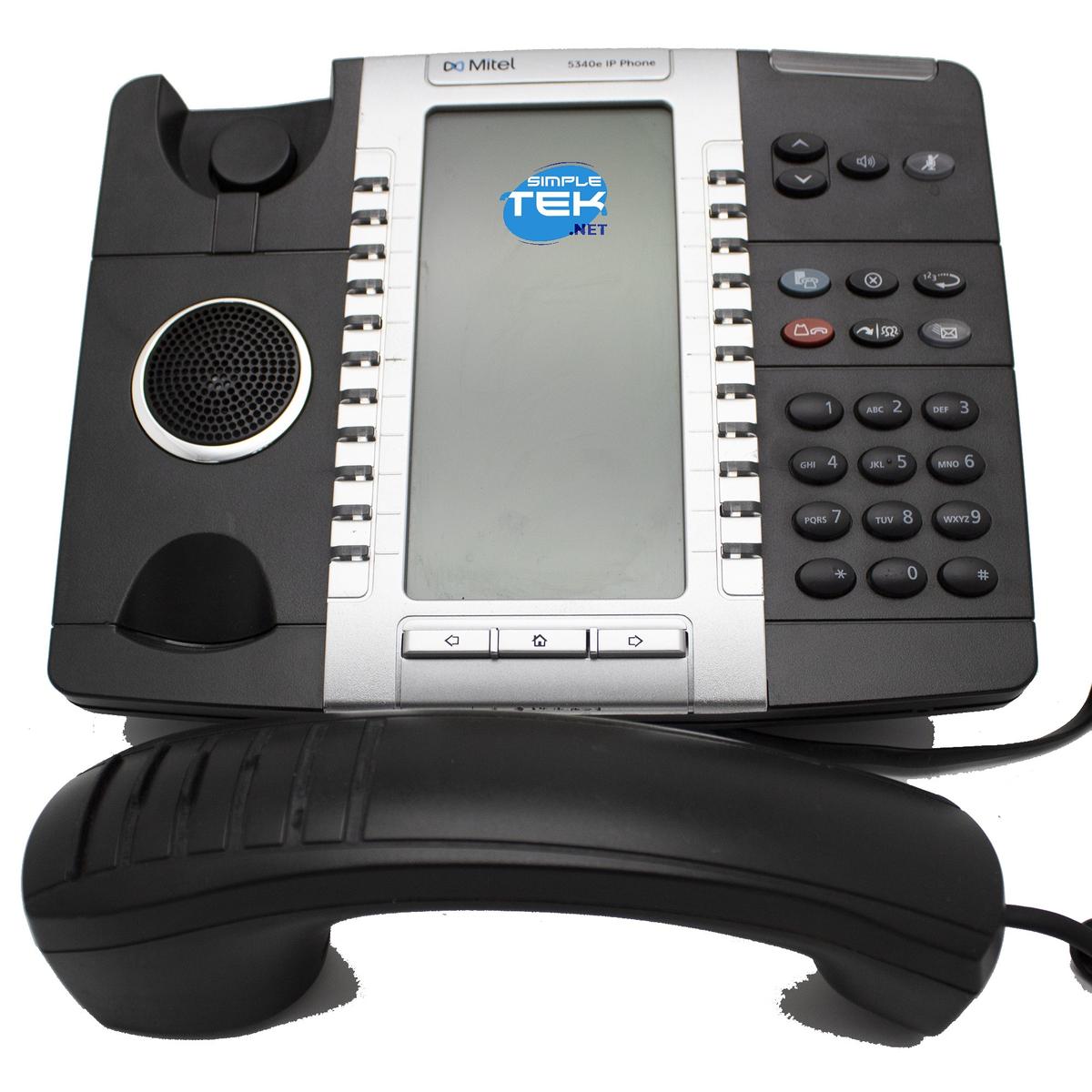 Mitel 5340e IP Phone Cornet Téléphone Fixe Avec Large Affichage De L'Entreprise - Picture 3 of 6