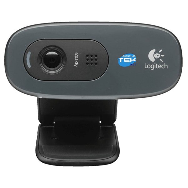 LOGITECH C270 HD WEBCAM VIDEOCAMERA USB 720P COMPUTER FISSO NOTEBOOK PC LAPTOP