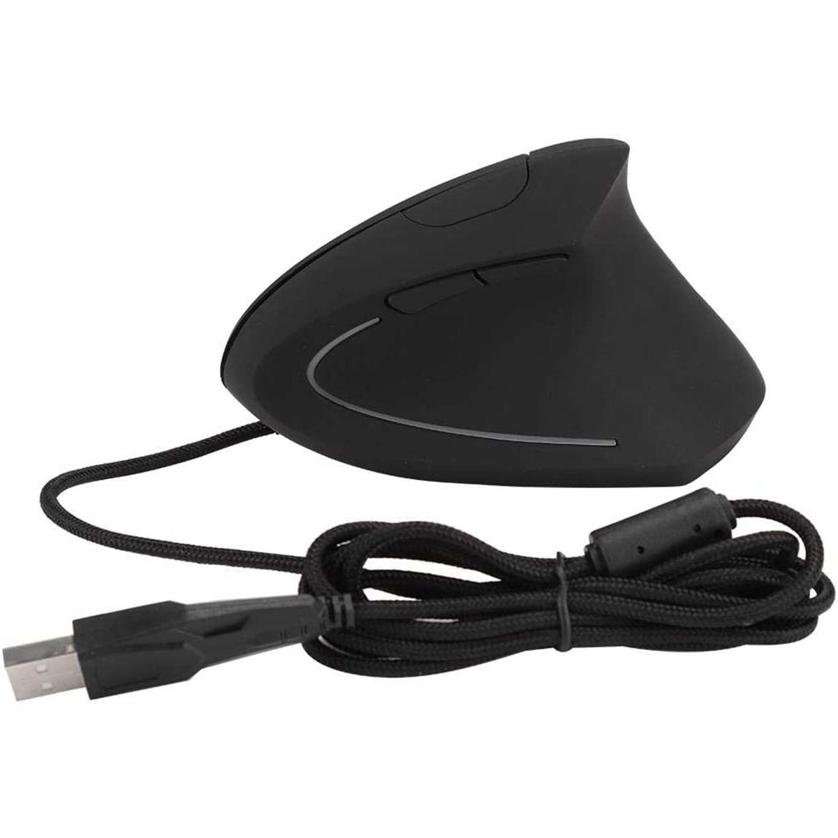 Mouse Vertical Wired Ergonomic With Cable 6D Wired LED Mens Game/Office - Picture 2 of 7