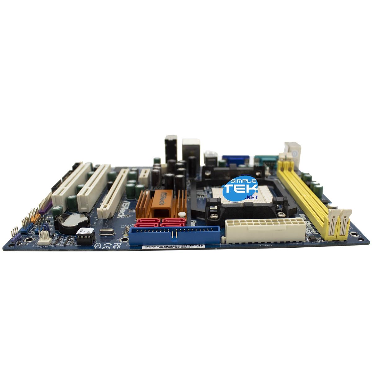 Asrock N68-S Placa Base Micro-ATX AM2 AM2+ AM3 DDR2 RS232 Serial Reacondicionado - Imagen 3 de 7