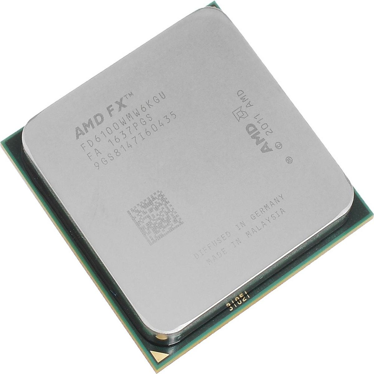 Processor AMD FX-6100 AM3 + Six Core 3.30GHZ Black Edition FD6100WMW6KGU - Picture 3 of 5