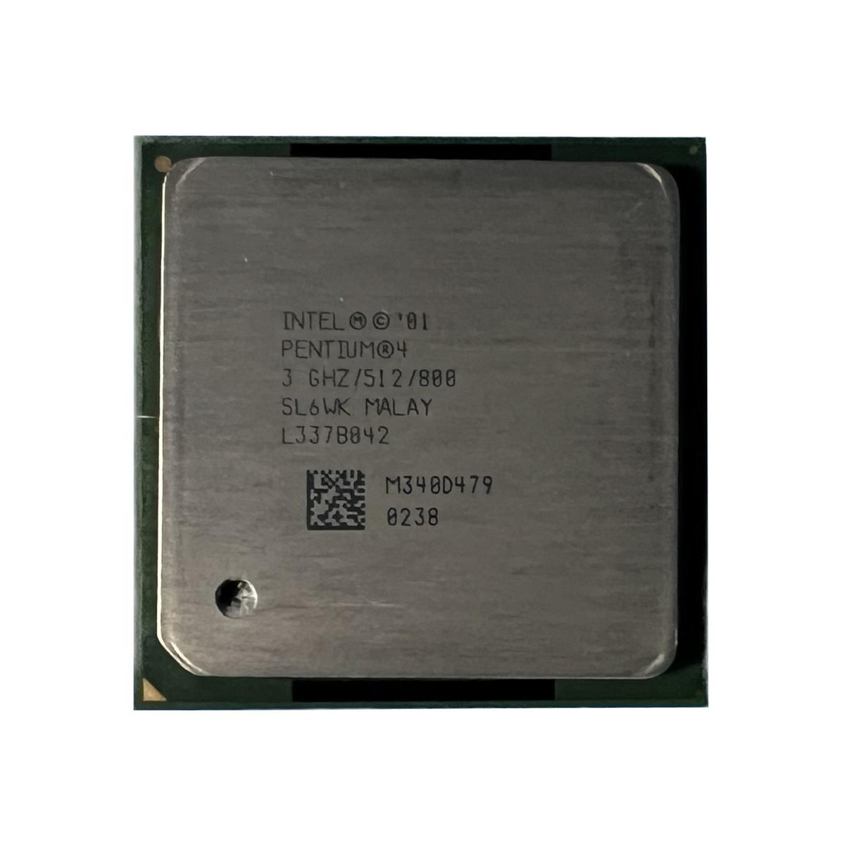 PC CPU PGA478 Intel Pentium 4 3,00GHZ SL6WK Pga 478 Processor Socket Laptop - Picture 4 of 4