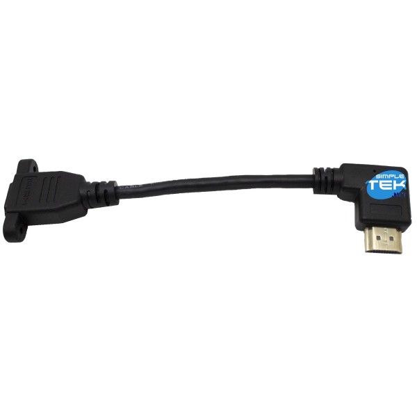 CAVO HDMI 15CM ADATTATORE DA ANGOLATO A PORTA LATERALE HDMI IN