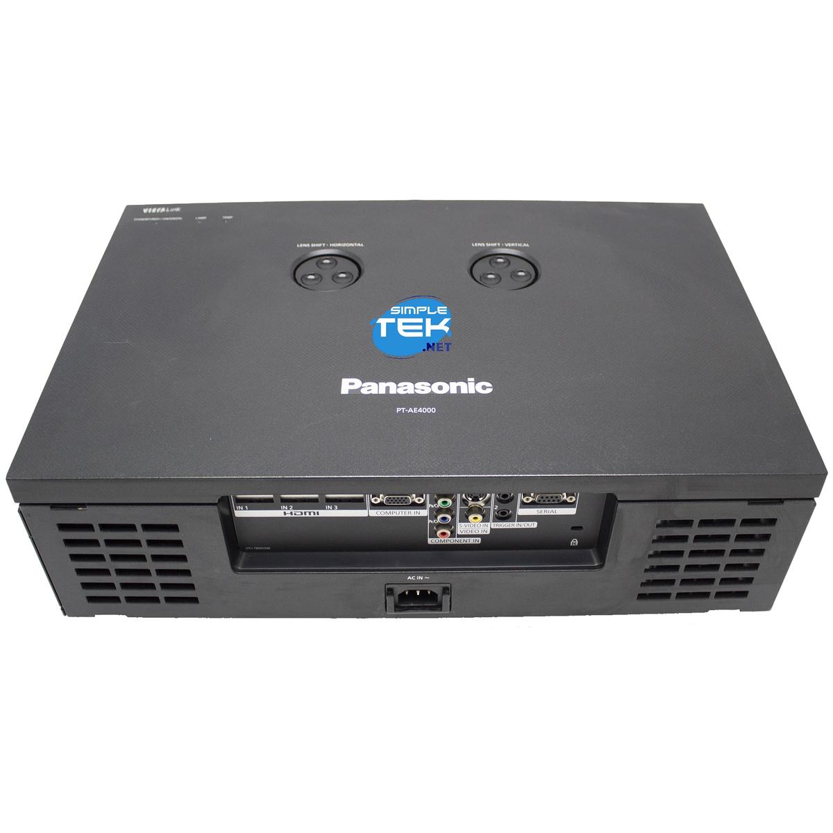 Panasonic PT-AE4000 Beamer 3 X HDMI+VGA+RS232 + Cinch Vieralink - Bild 7 von 7