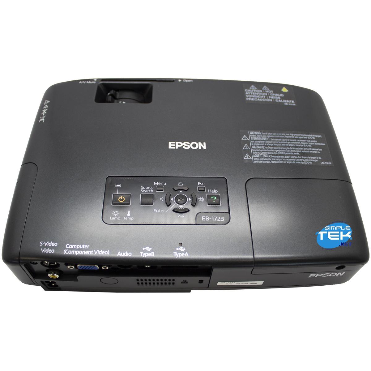 Epson EB-1723 Video Projector Min Iproiettore VGA USB Portable 2700 Lumens - Picture 6 of 8