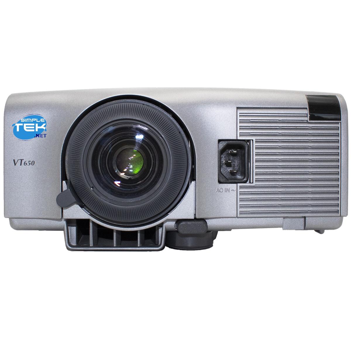 Nec VT650 Video Projector 1500 Lumens VGA Rca Projector Laptop