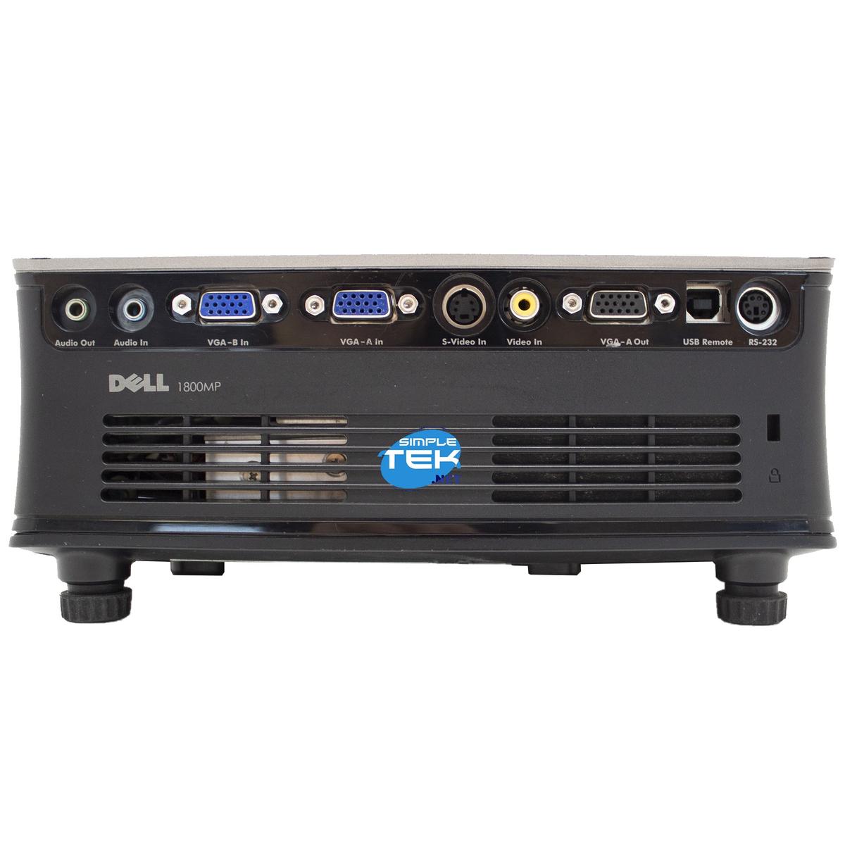 Dell 1800MP Video Projector VGA Portable 2100 Ansi Lumens Without Remote Control - Picture 5 of 8