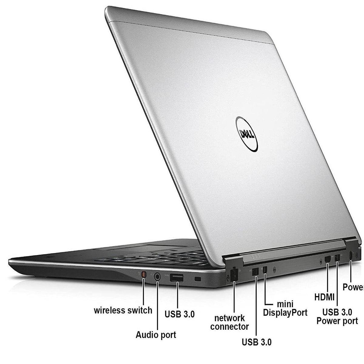 Dell E7440 i5 14 " 16GB 120GB Computer Notebook HDMI Ultrabook Windows 10+ Pro - Picture 2 of 5
