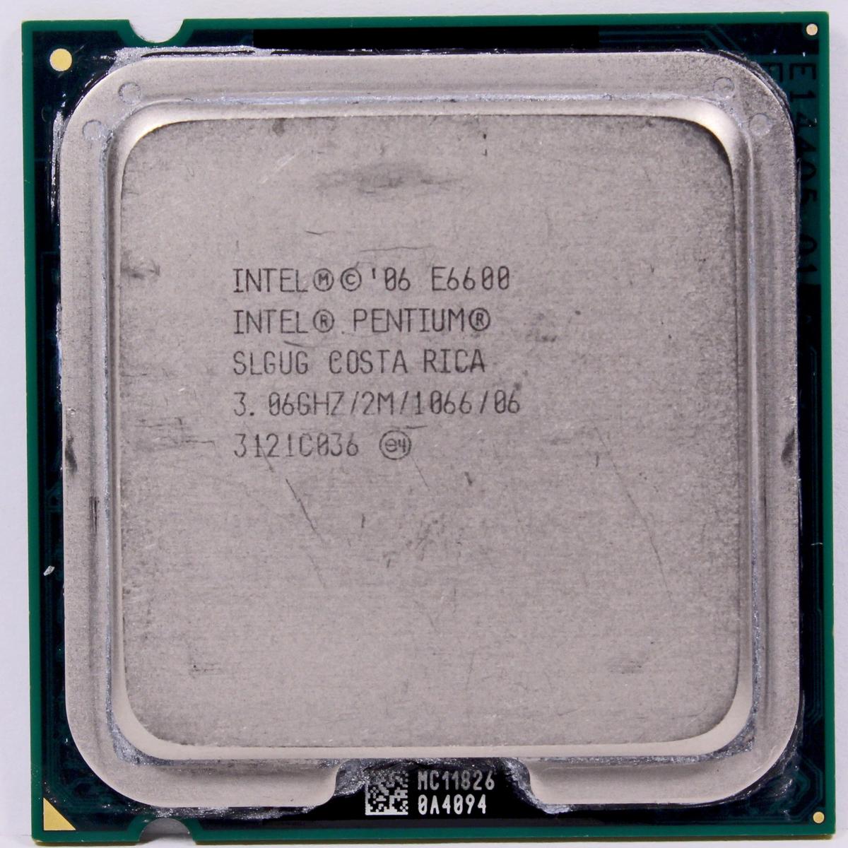 Intel Pentium E6600 3,06Ghz CPU Processor LGA775 LGA 775 Slgug Dual - Picture 3 of 3