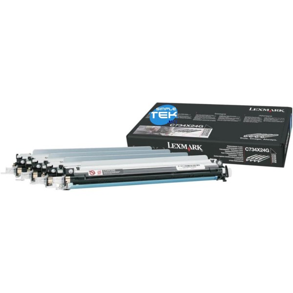 LEXMARK C734X24G KIT TONER ORIGINALE 4 PEZZI PER C734 C736 C746 C748 X734 X736