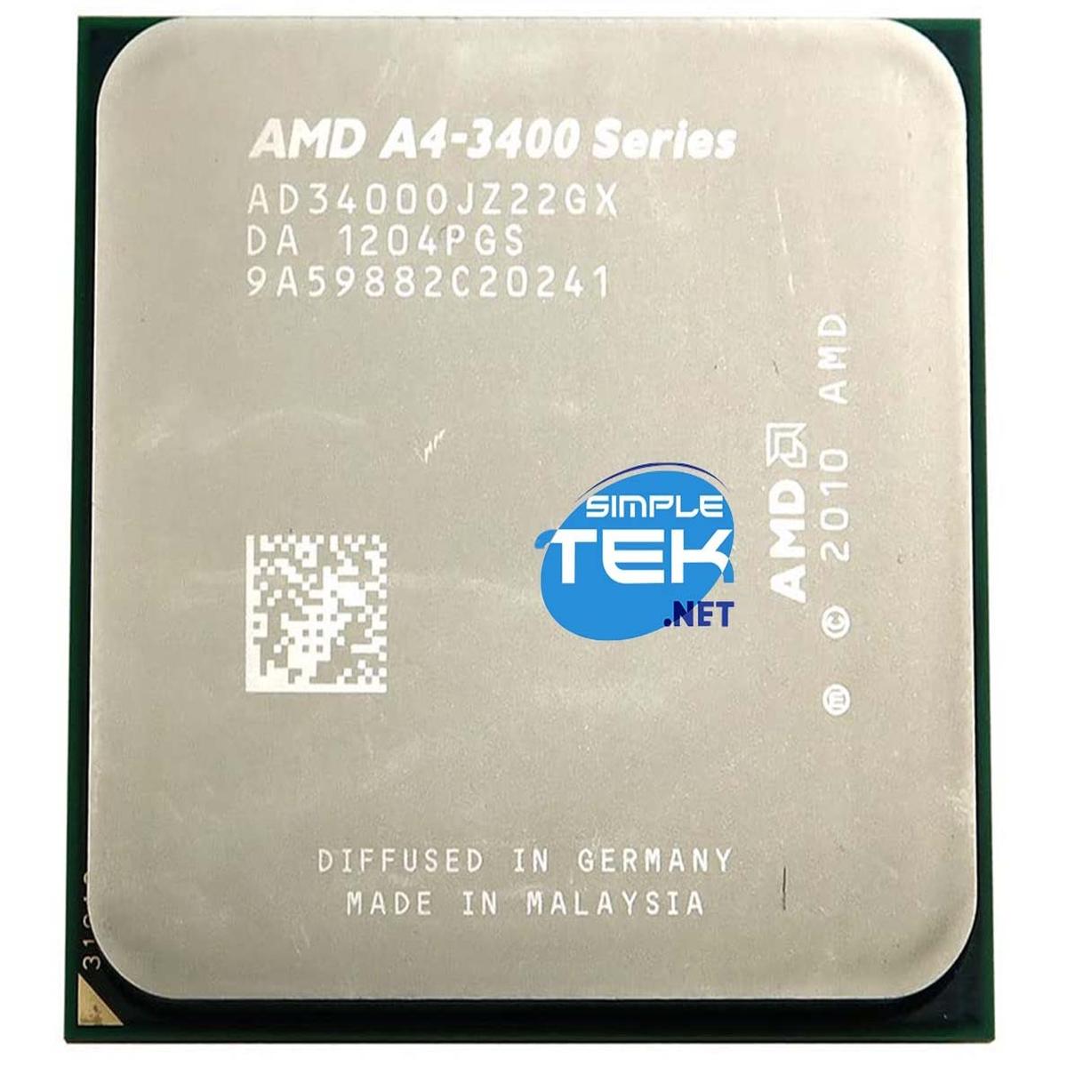 Processor AMD A4-3400 AD34000JZ22HX Socket FM1 2,70GHZ CPU Tray ' - Picture 1 of 3