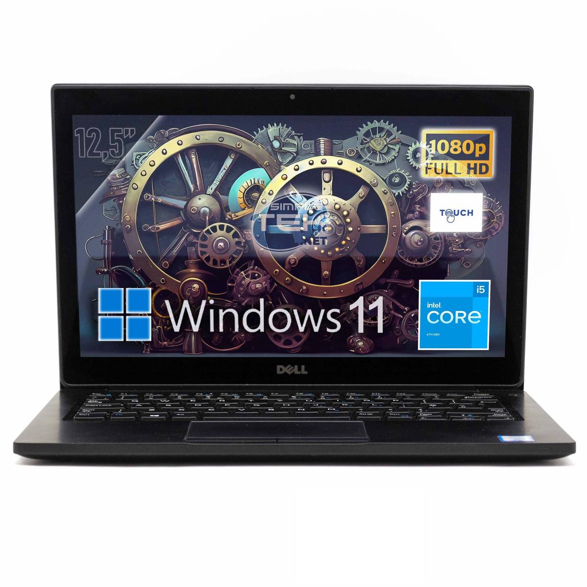 Dell 7280 i5 12,5 " Touch Screen Windows 11 Pro 8GB RAM 2TB SSD M.2 Notebook
