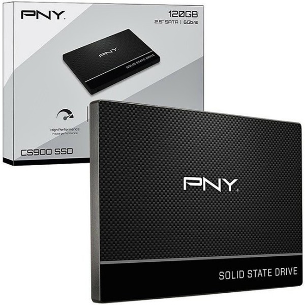 SSD 120GB SATA III PER LAPTOP DESKTOP TOP PERFORMANCE PNY SSD7CS900-120-PB