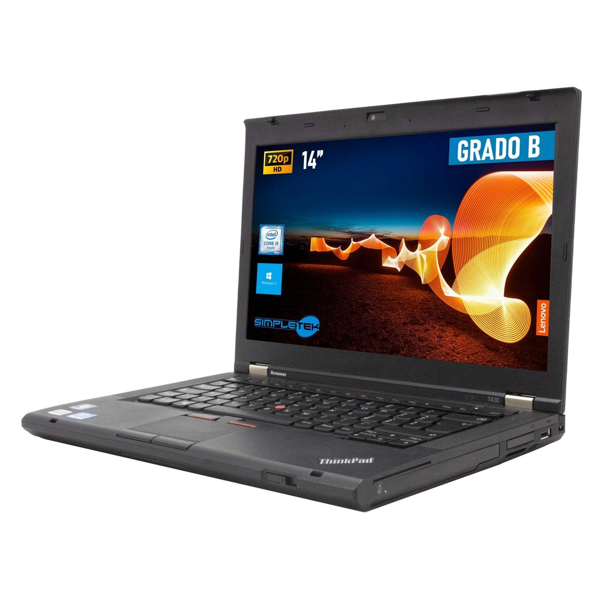 Lenovo T430 i5 14 " 16GB 120GB Windows 10 Pro Clavier Layout Italien Ita PC