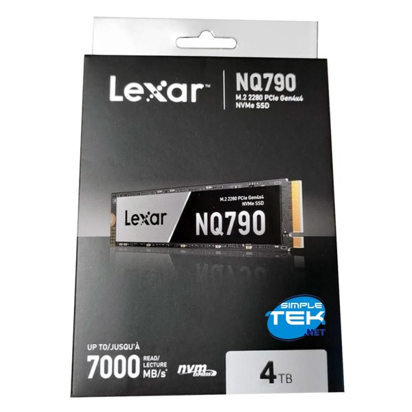 LEXAR NQ790 SSD 4TB M.2 NVME 2280 PCIe GEN 4x4 DISCO STATO SOLIDO NOTEBOOK DESKTOP PS5