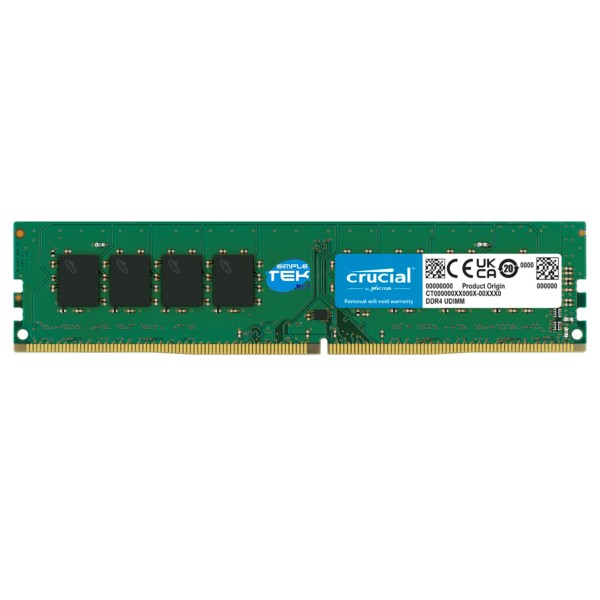 CRUCIAL 32GB DDR4 3200MHz DIMM MODULO BANCO MEMORIA RAM COMPUTER DESKTOP UDIMM