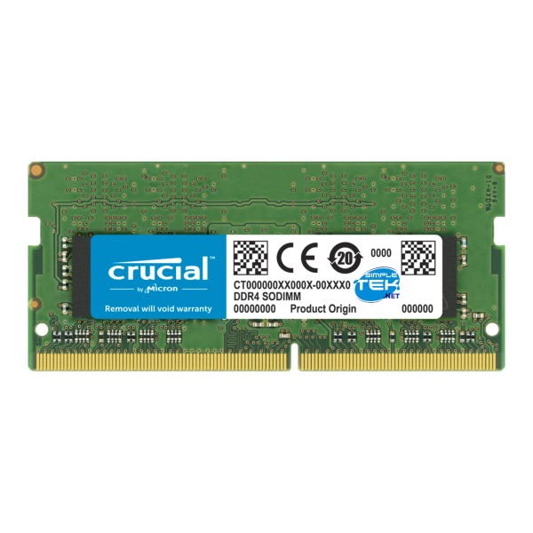 CRUCIAL 32GB DDR4 3200MHz SODIMM MODULO BANCO MEMORIA RAM NOTEBOOK AIO LAPTOP