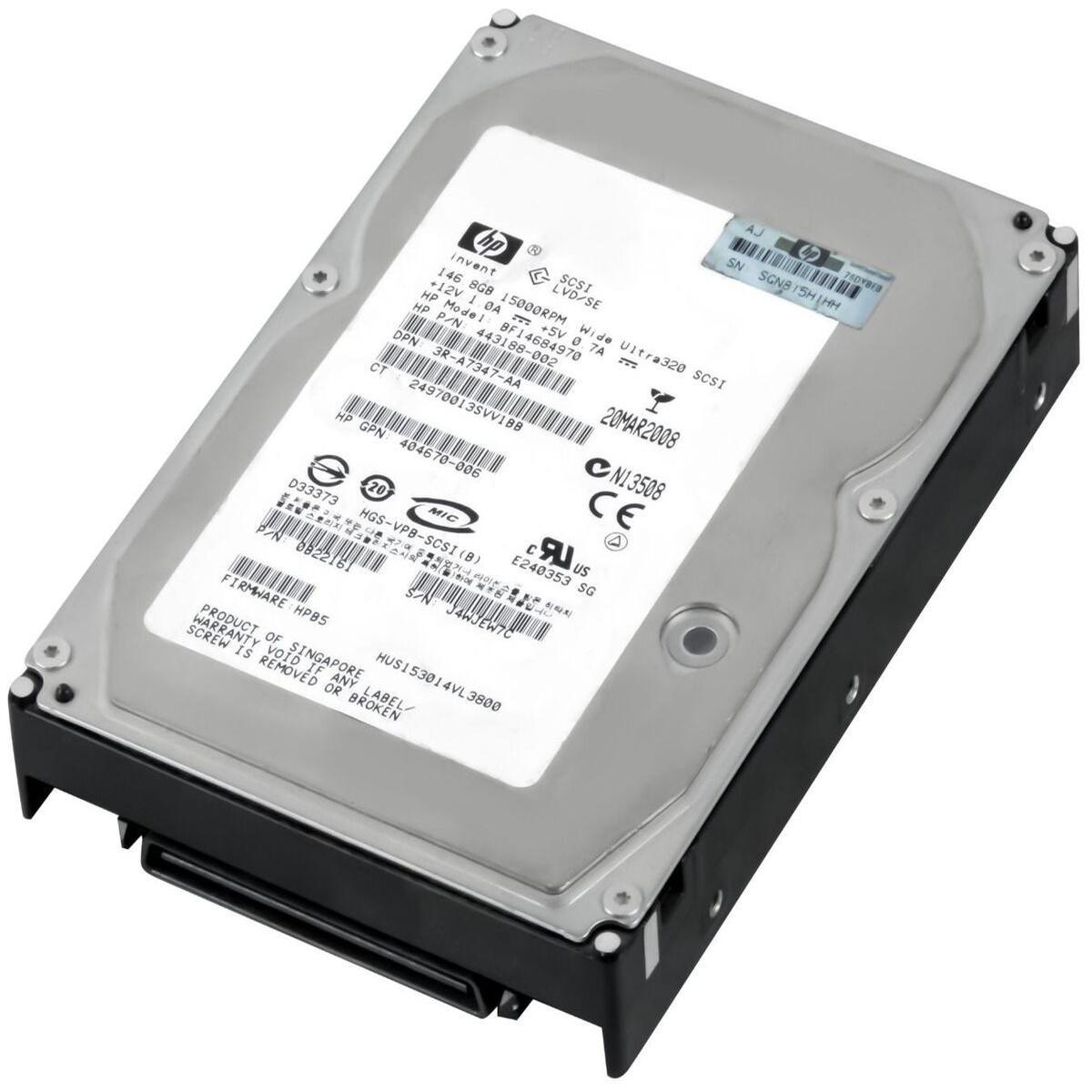 HP Bf14687b56 146,8GB 15K RPM 80-PIN SCSI Hard Disk HDD Nas Server - Picture 2 of 4