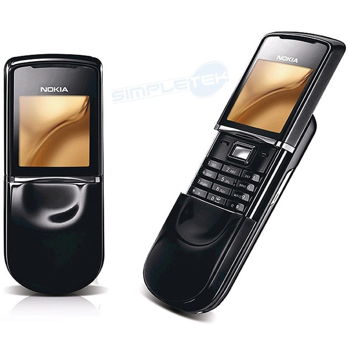 Nokia 8800 Sirocco Black Slide GSM Luxury Phone - Picture 2 of 4