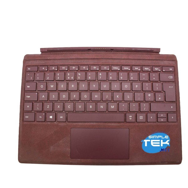 MICROSOFT TASTIERA ORIGINALE SURFACE PRO 3 4 5 6 7 LAYOUT QWERTY INGLESE UK