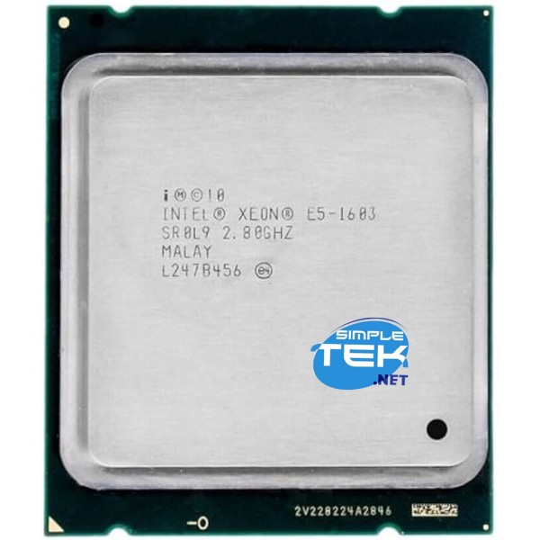 INTEL XEON E5-1603 2,80GHZ SR0L9 LGA2011 130W TDP PROCESSORE CPU 4C/4T TRAY