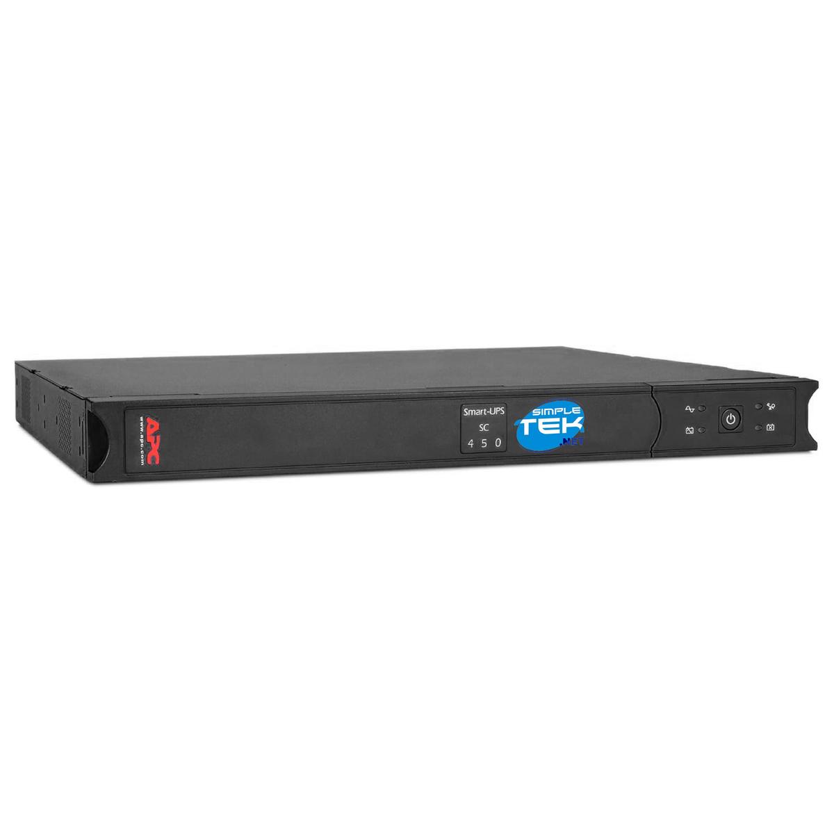 Apc Smart-ups Sc Sc450rmi1u Gruppo Di Continuita Ups Rackmount 1u Rack 4 X Iec_ - Foto 2 di 5