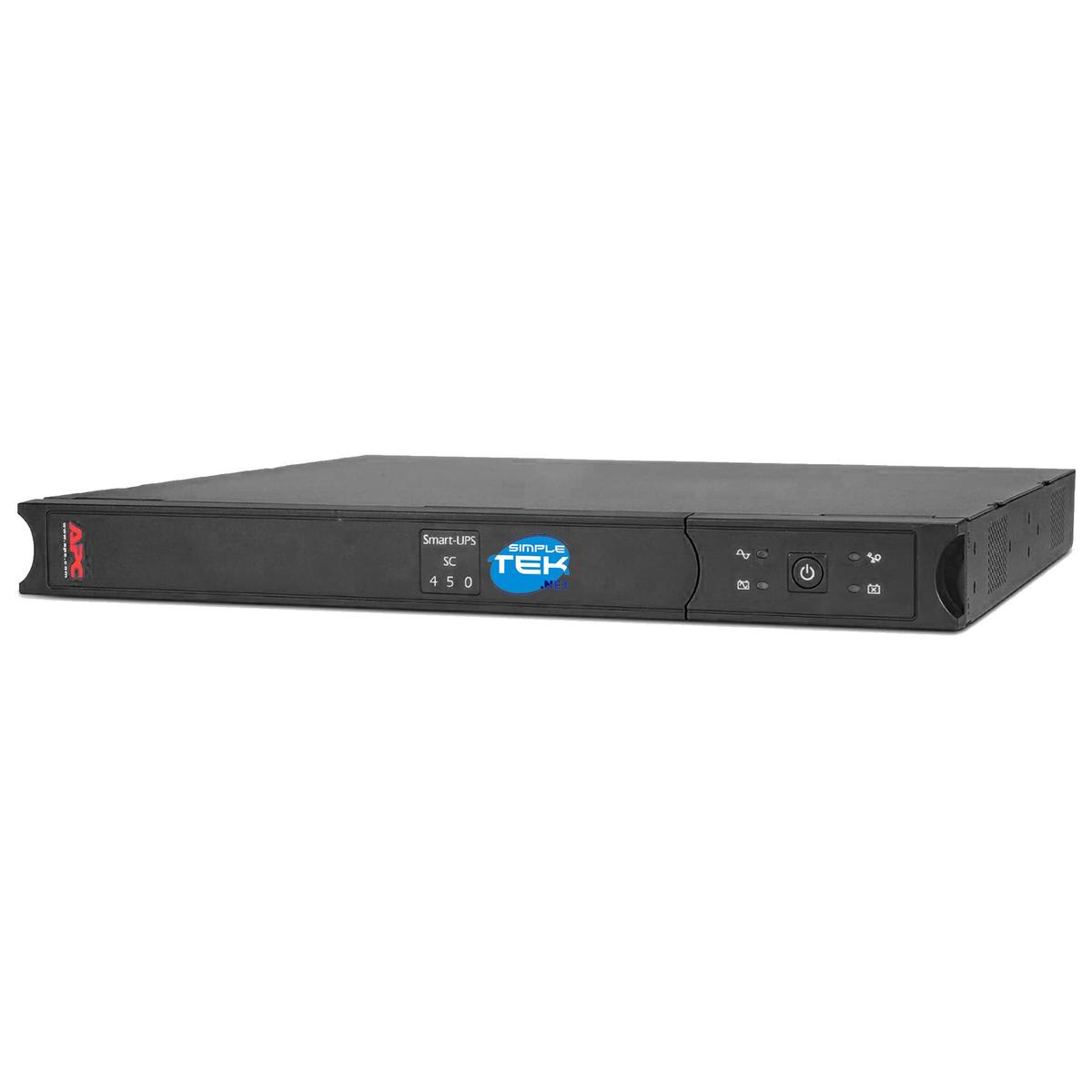 Apc Smart-ups Sc Sc450rmi1u Gruppo Di Continuita Ups Rackmount 1u Rack 4 X Iec_ - Foto 3 di 5