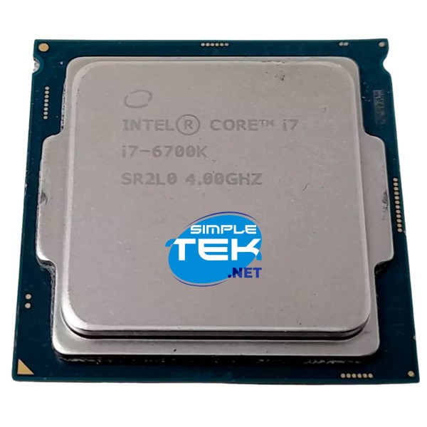 INTEL CORE I7 6700K CPU 4,00GHZ, LGA1151 V1, 91W TDP, PROCESSORE 4 CORE/8 THREAD | SR2L0 | SENZA DISSIPATORE