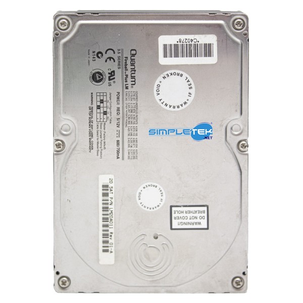 QUANTUM FIREBALL PLUS 20GB LM20A01101A HARD DISK HDD IDE PATA EIDE 3,5" 2000 XP