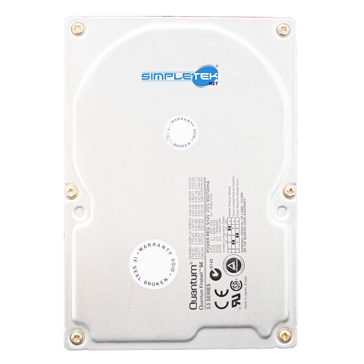 Quantum Fireball Se) 3,2GB SE32A012 Hard Disk HDD Ide Pata Eide 3,5 " Windows 98 - Picture 1 of 6