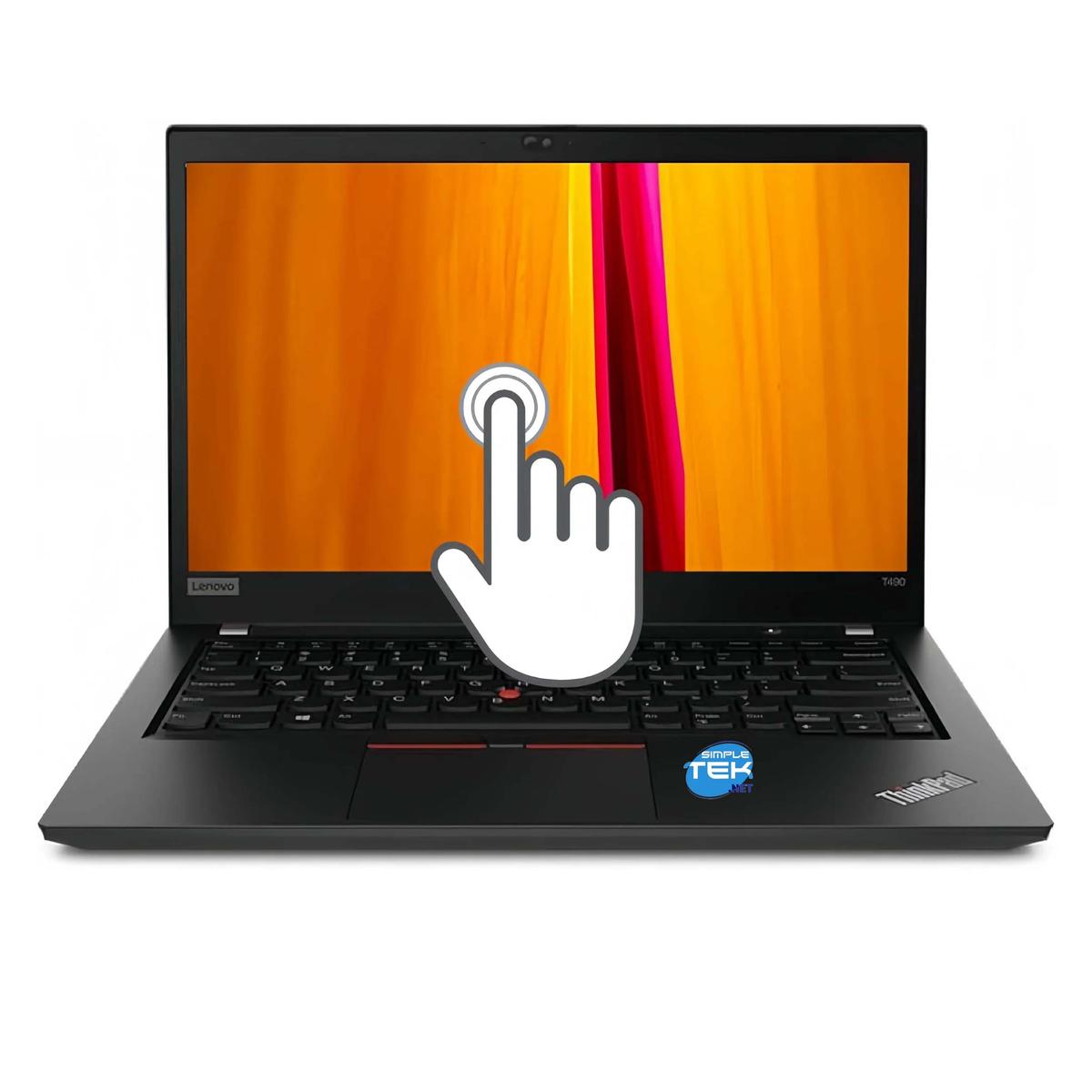 Lenovo T490 14 " i5 16GB 240GB Touch Windows 11 Pro Tactile Ordinateur Portable