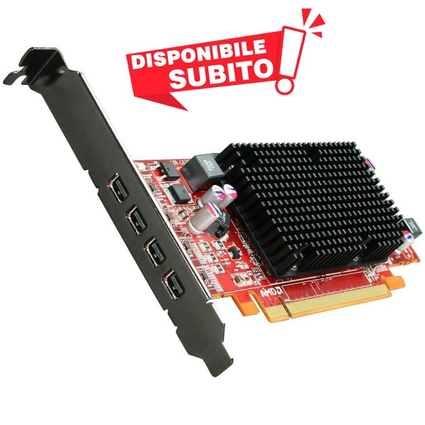 SCHEDA VIDEO AMD ATI FIREPRO 2460 512MB DDR5 LP LOW PROFILE SCHEDA GRAFICA