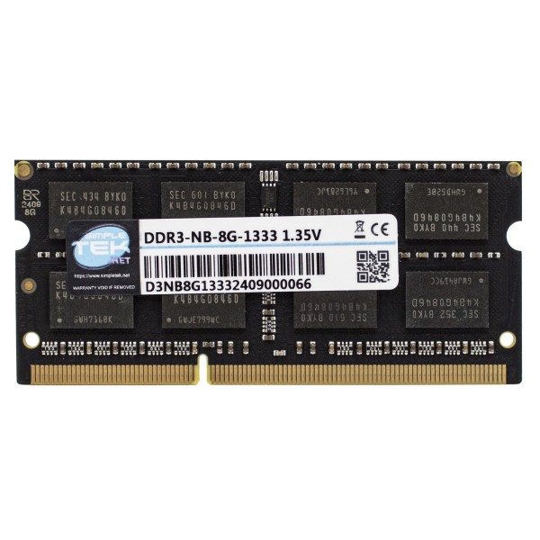 MODULO MEMORIA RAM 8GB DDR3L 1333MHZ 1.35V BANCO SODIMM COMPUTER NOTEBOOK AIO