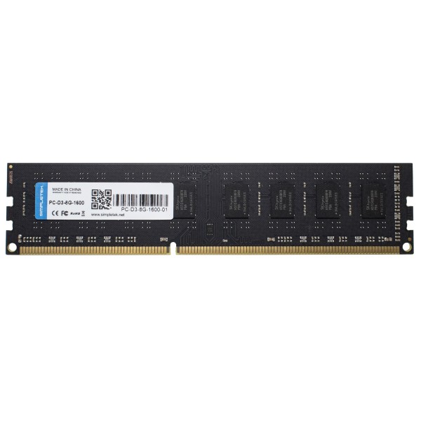 MODULO MEMORIA RAM 8GB DDR3 1600MHZ 1.35V BANCO DIMM COMPUTER FISSO DESKTOP PC