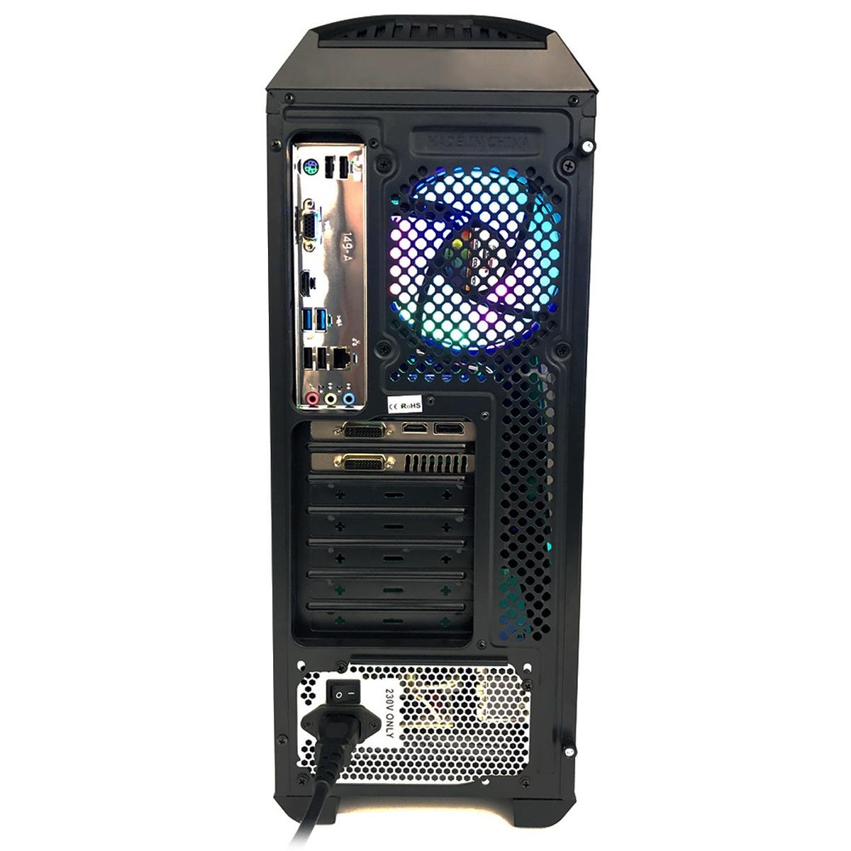 Computer Assembled Gaming AMD Ryzen 5 1500X 16GB SSD 256GB +1TB Geforce - Picture 6 of 6