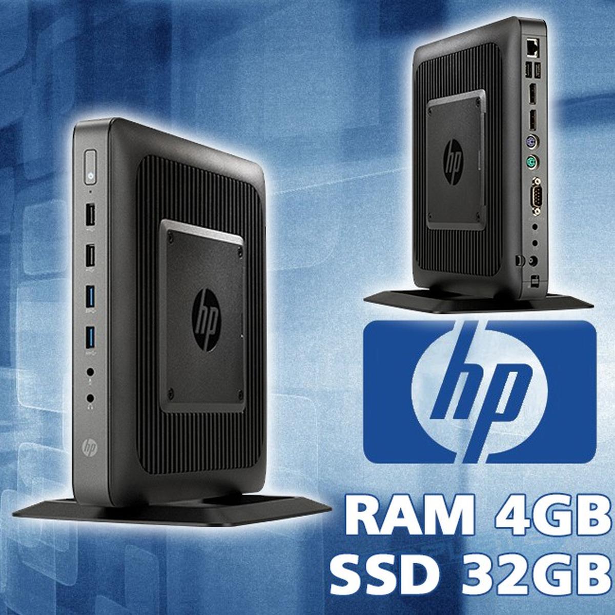 PC COMPUTER DESKTOP THIN CLIENT HP T620 4GB SSD 32GB RS232 AMD RADEON - Bild 1 von 4