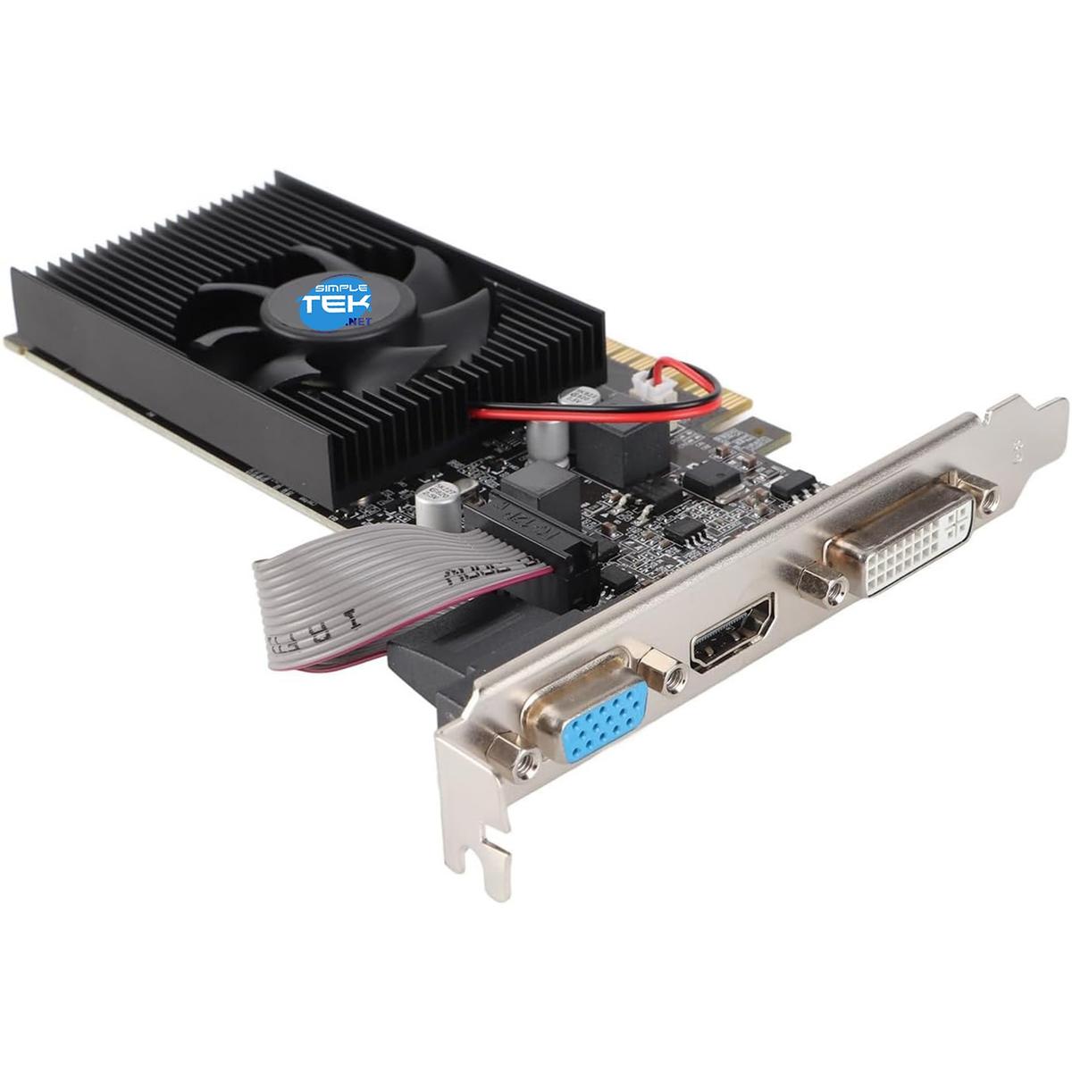 Video Card Nvidia Geforce Gt 610 1GB GDDR3 Low Profile SFF Double Bracket New LP - Picture 4 of 8