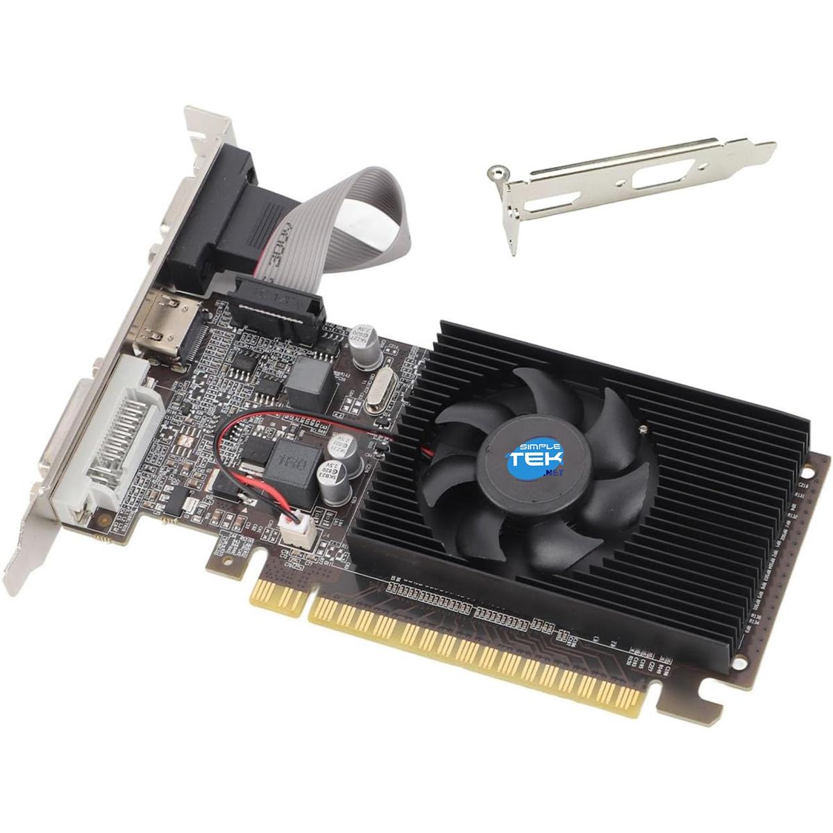 Video Card Nvidia Geforce Gt 610 1GB GDDR3 Low Profile SFF Double Bracket New LP - Picture 6 of 8