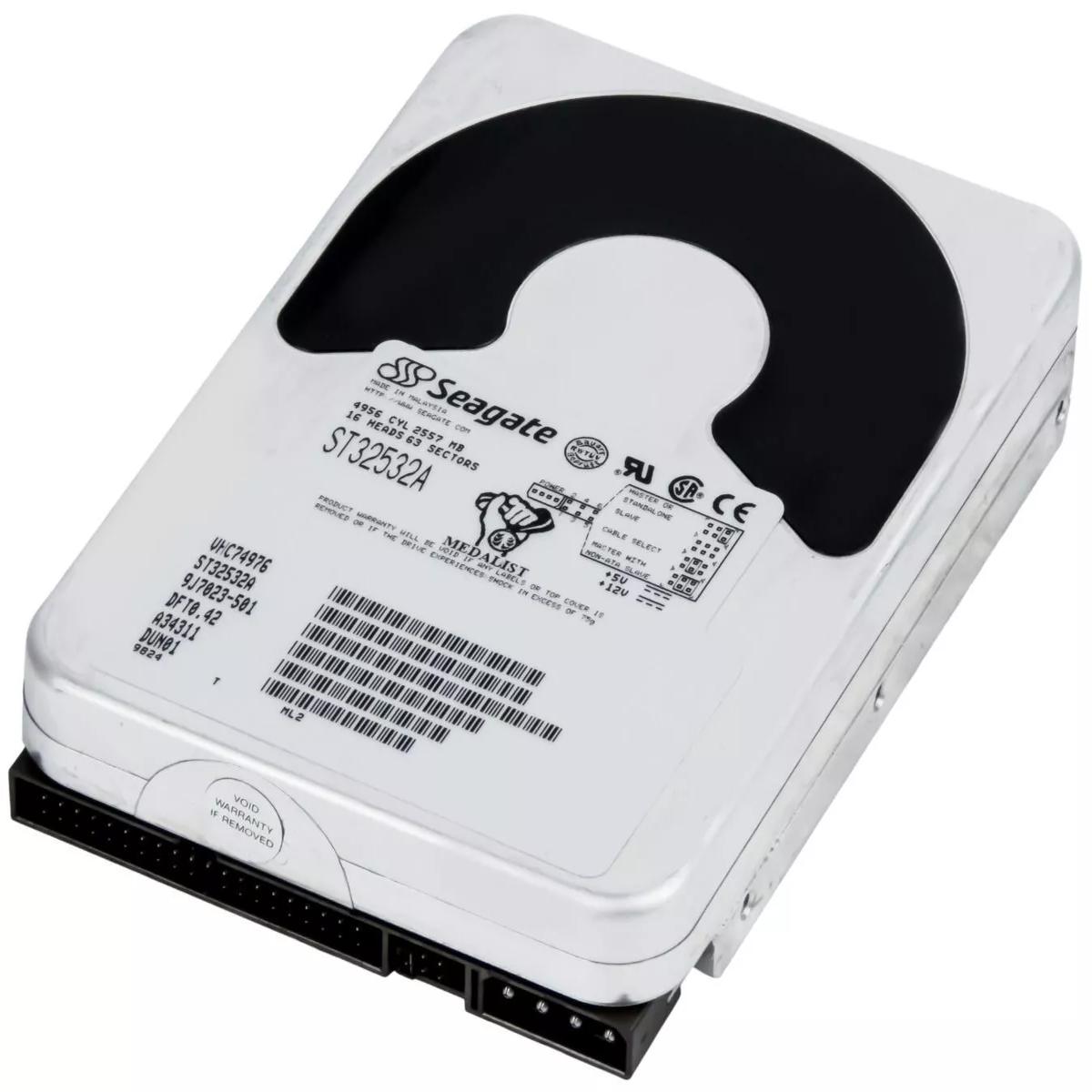 Seagate ST32532A HDD Hard Disk Ide 2,5GB 3,5 " Ide Eide Pata Windows 95 98 2000 - Picture 2 of 5
