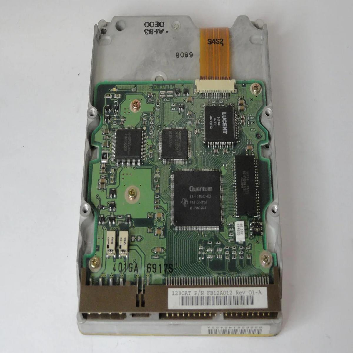 Quantum Fireball FB12A012 HDD Hard Disk Ide 1,2GB 3,5 " Ide Eide Pata Internal - Picture 5 of 5