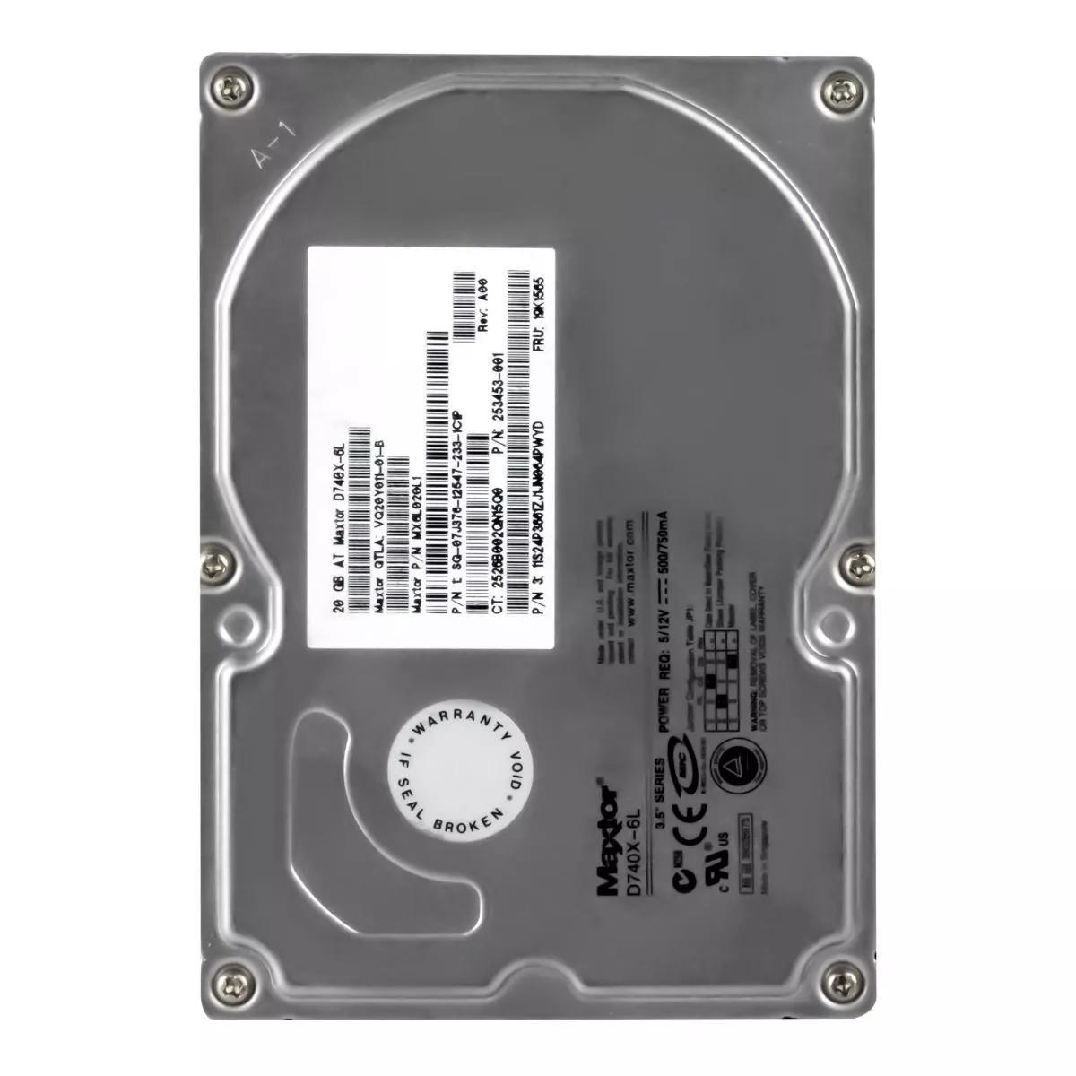 Maxtor D740X-6L Hard Disk HDD 20GB IDE PATA EIDE 3.5" Windows 95 Refurbished - Picture 2 of 5