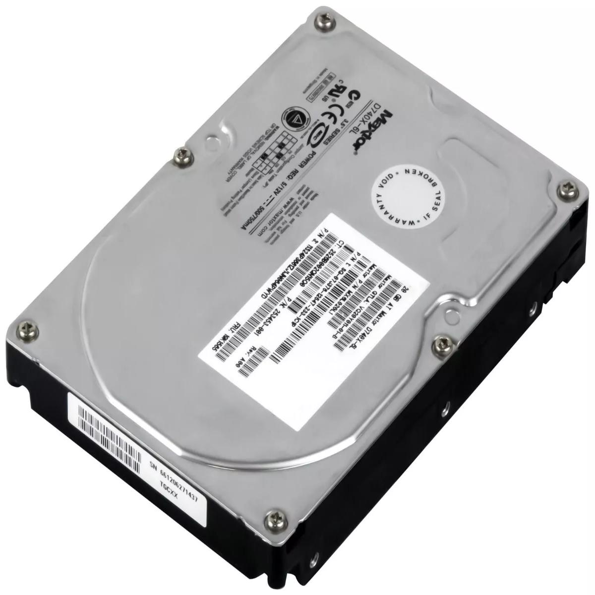 Maxtor D740X-6L Hard Disk HDD 20GB IDE PATA EIDE 3.5" Windows 95 Refurbished - Picture 3 of 5