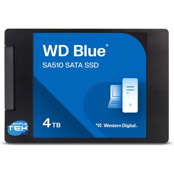 WD BLUE 4TB SSD 2,5" SATA 4000GB DISCO STATO SOLIDO COMPUTER FISSO NOTEBOOK AIO