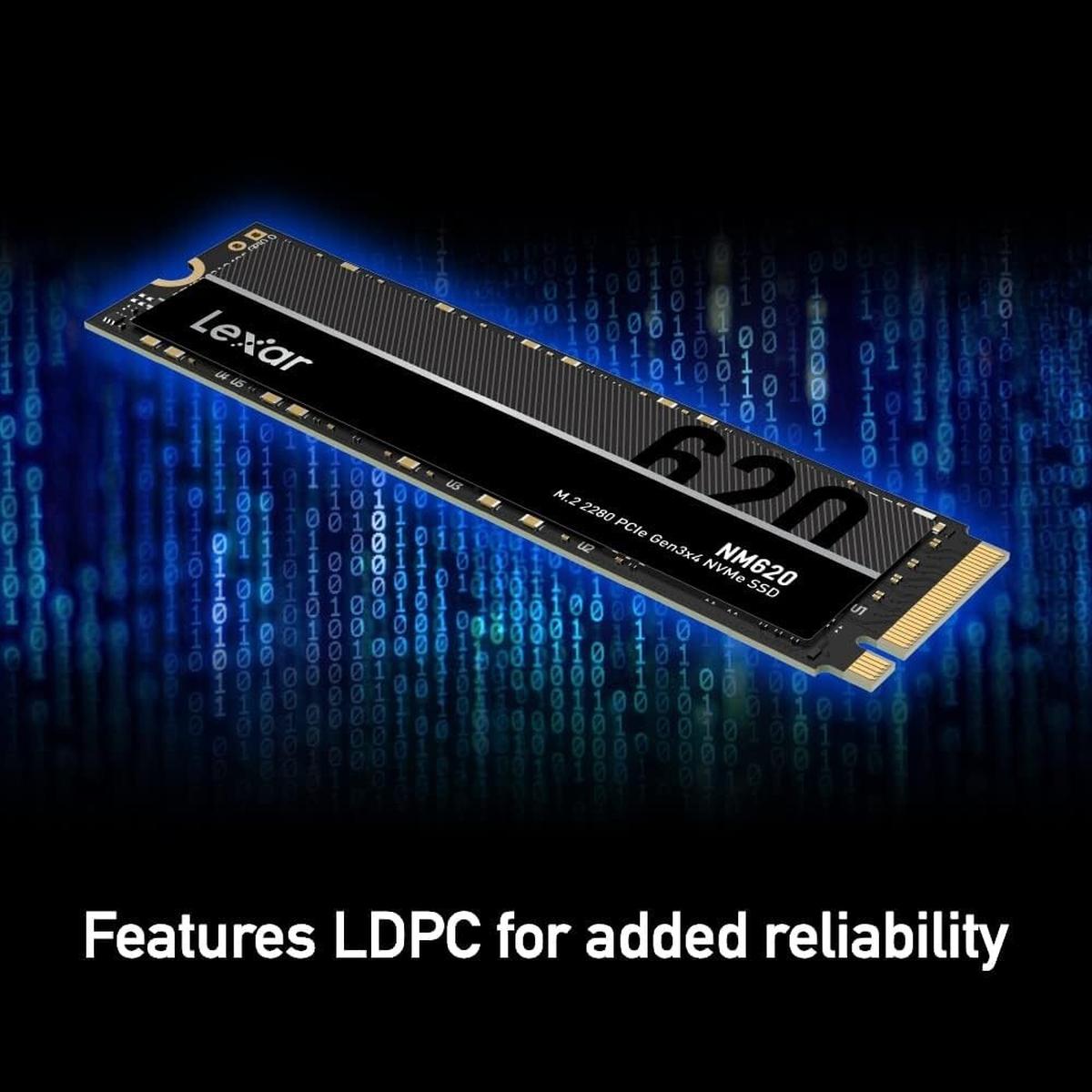 Lexar NM620 2TB SSD M.2 Nvme Pcie Disque Solid État Ordinateur Fixe Notebook PC - Photo 5/5