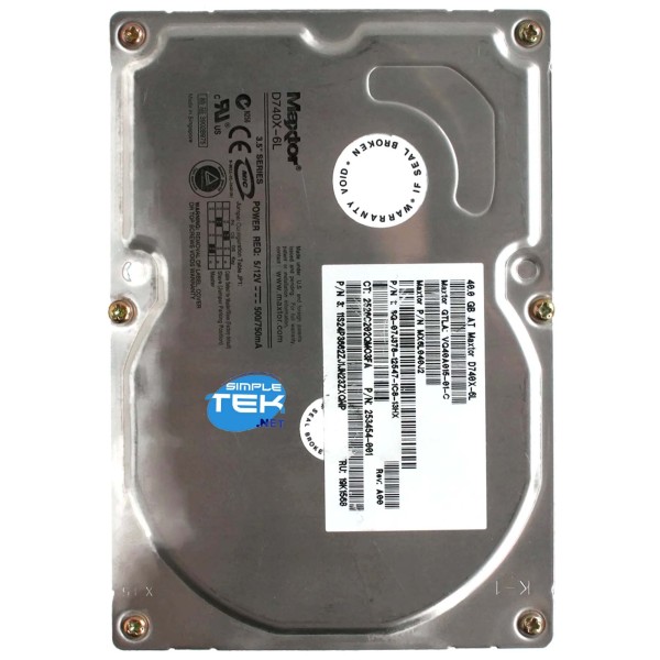 QUANTUM FIREBALL 1CT HARDDISK 8,4GB IDE PATA EIDE WINDOWS 95 98 2000 LA08A011