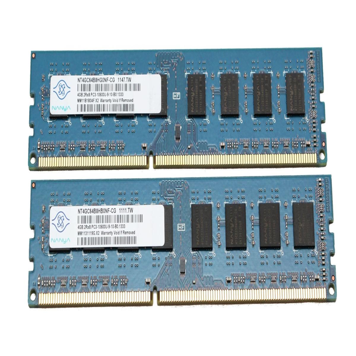 Nanya NT4GC64B8HG0NF-CG 4GB DDR3 1333MHZ Dimm Desktop Module Table RAM Memory - Picture 5 of 5