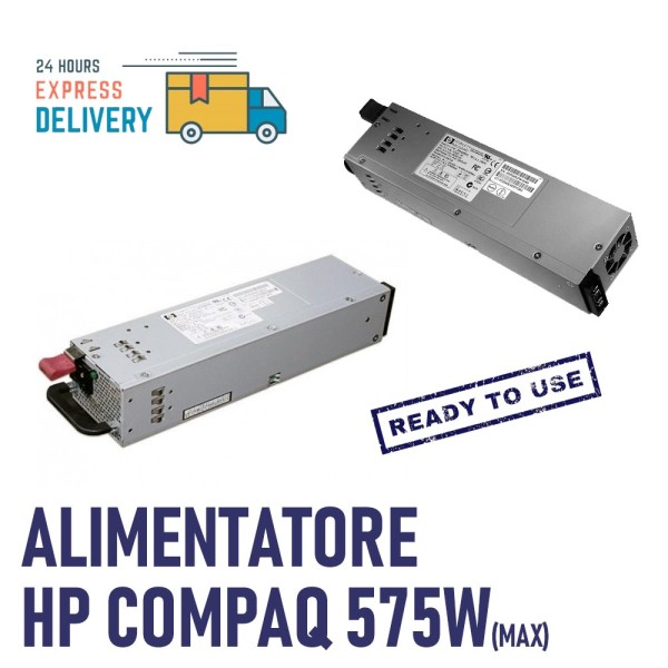 ALIMENTATORE 575W PER HP COMPAQ DL380 G4 321632-001 POWER SUPPLY SERVER RACK