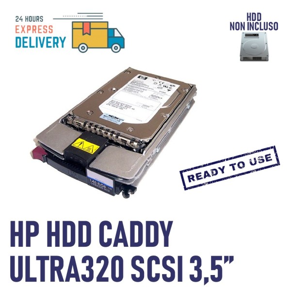 HP HDD 3,5" CADDY ULTRA 320 SCSI 404712-001 SERVER RACK COMPAQ PROLIANT DL380 G4