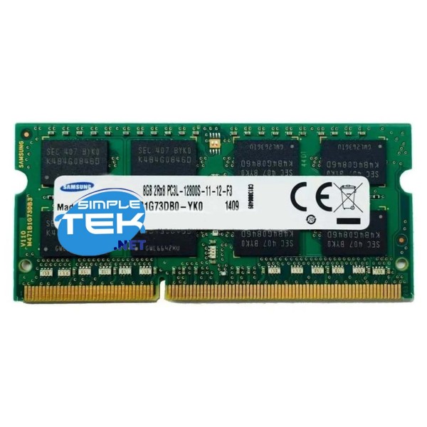 SAMSUNG DDR3L 1.35V 8GB 1600MHZ MODULO BANCO MEMORIA RAM SODIMM NOTEBOOK AIO