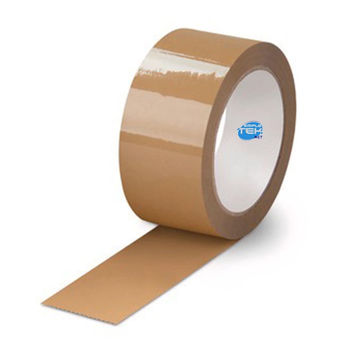 36 X Roll Klebeband Silent Havanna-Braun Verpackung Umzug No-Rumore_ - Bild 5 von 6